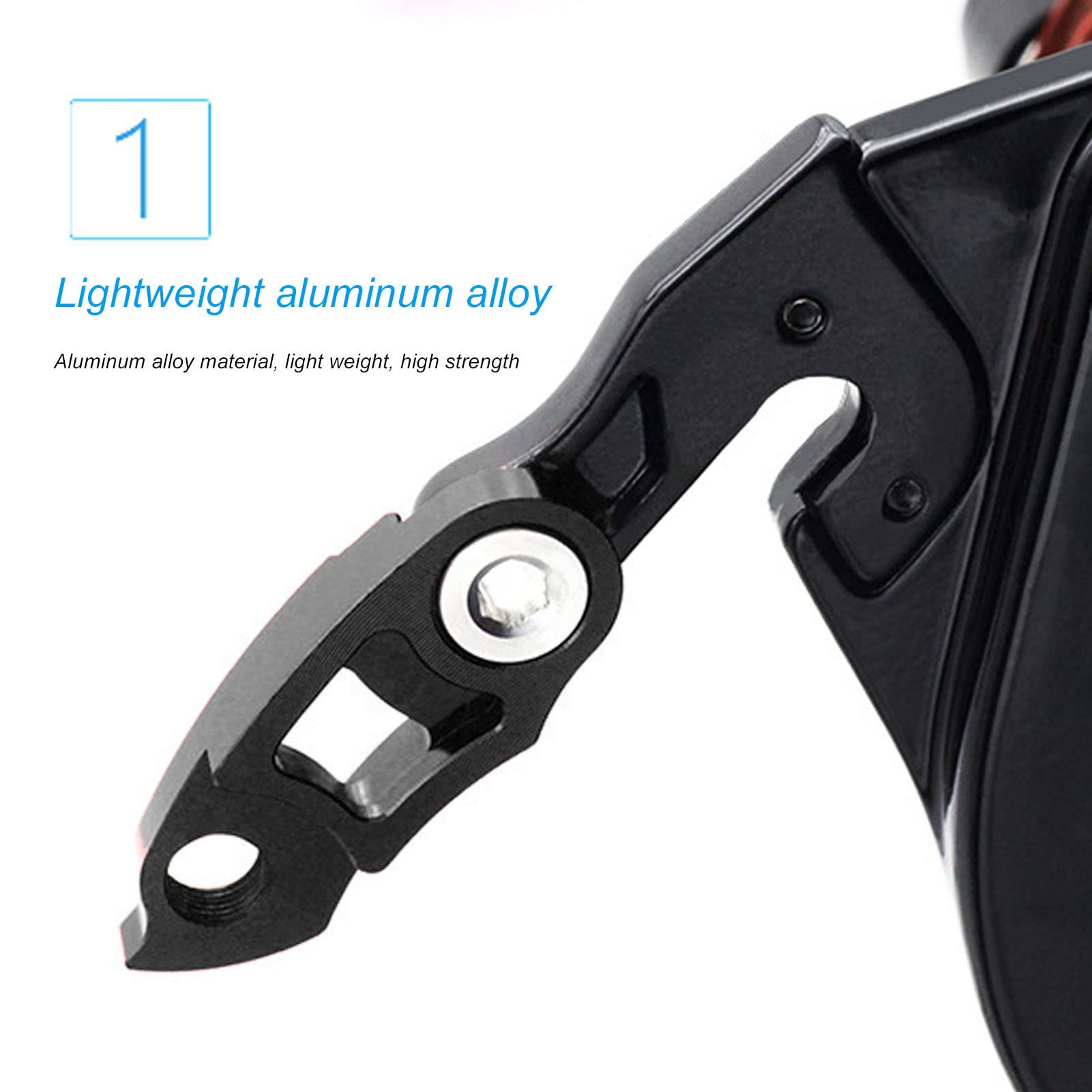 2 Kit Forcellino Cambio Per Mountain Bike | Gancio Deragliatore Posteriore In Alluminio - Universale Per Bici - Foto 3