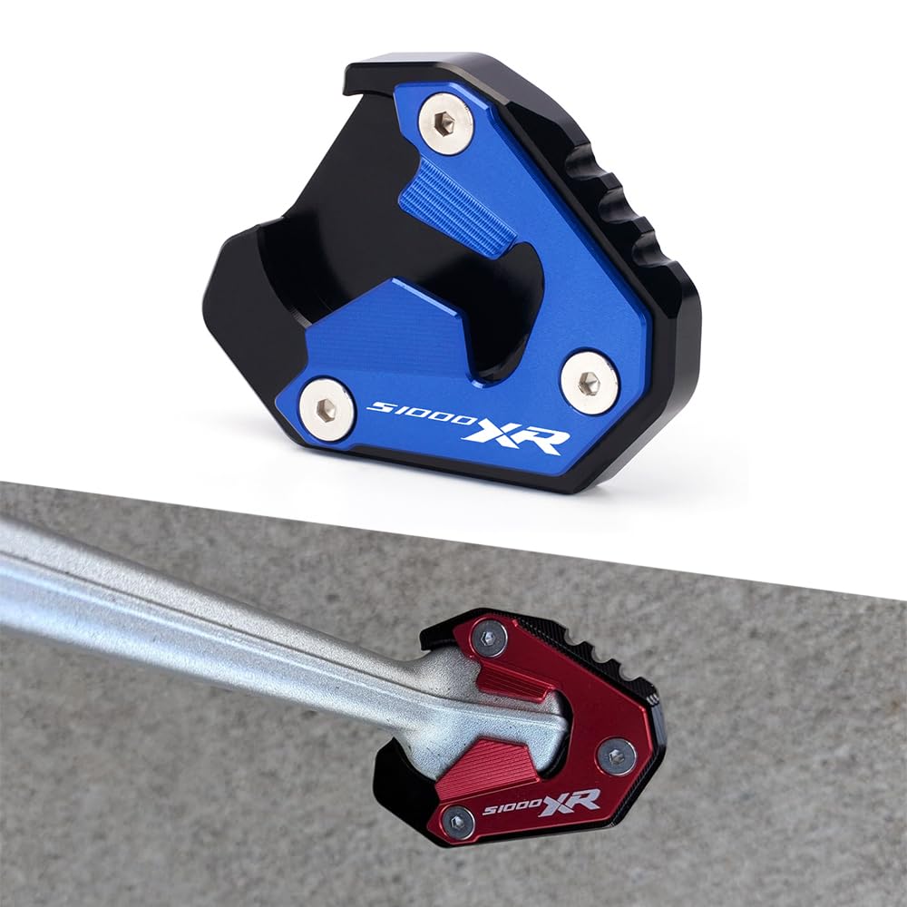 Cavalletto Laterale Allargato In Alluminio Per BMW S1000XR 2020-2024 - CNC, Antiaffondamento