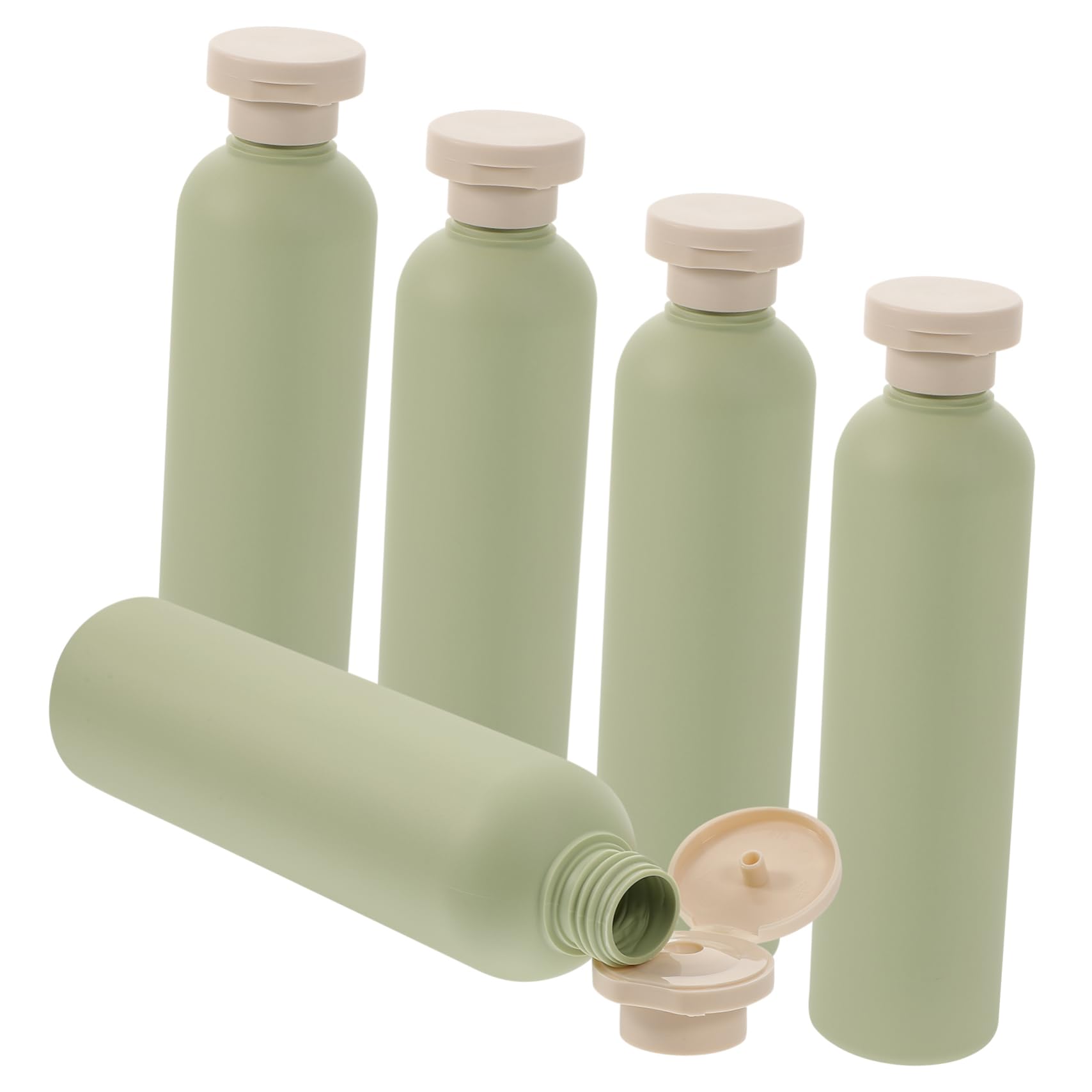 TOPBATHY 10pezzi Bottiglie Squeeze Plastica Da Viaggio Con Coperchio Da Riutilizzabili Per Shampoo e Lozioni Leggere e Compatte Per Uso Domestico e Viaggi