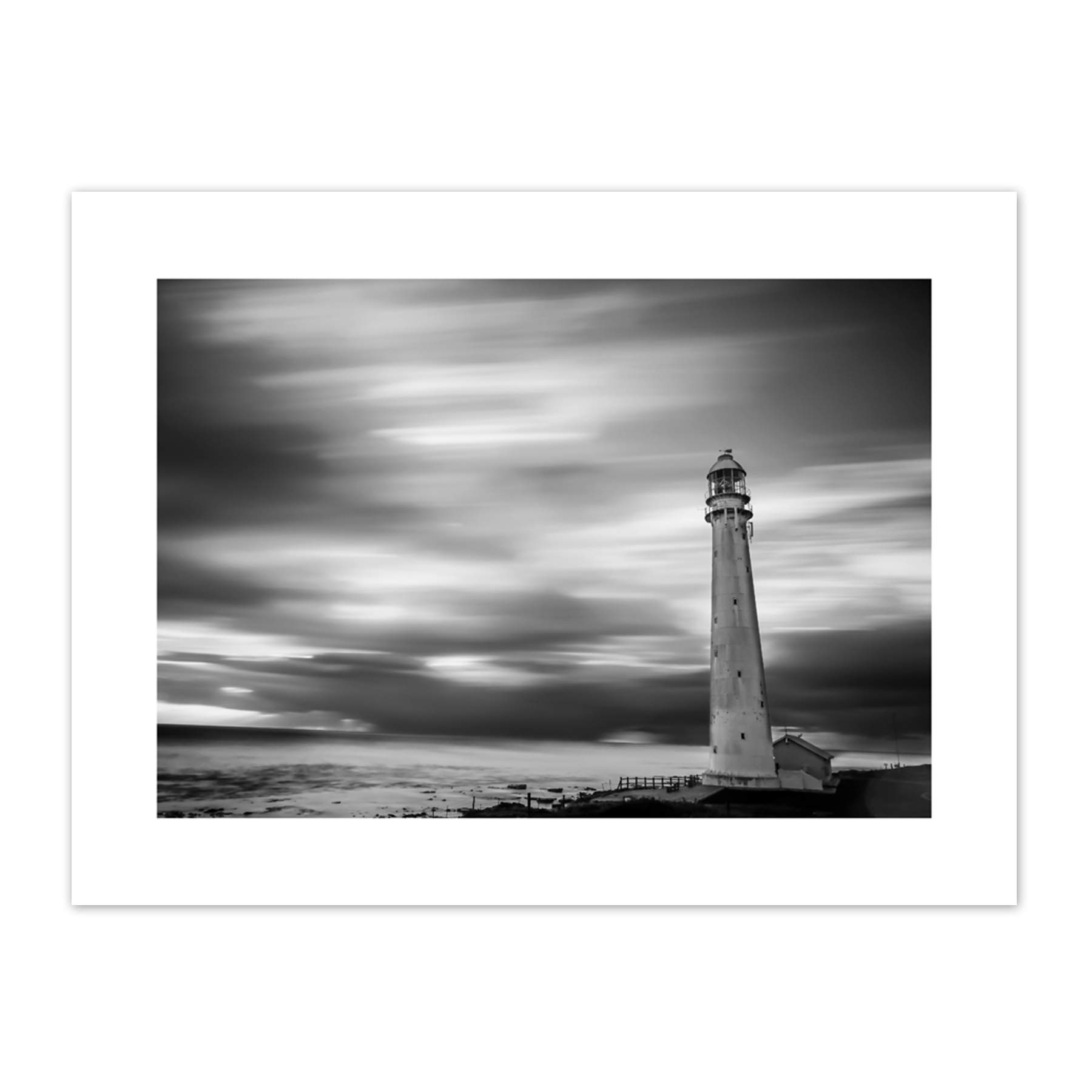 Roulstone Slangkoppunt Lighthouse Seascape Canvas Wall Art Print