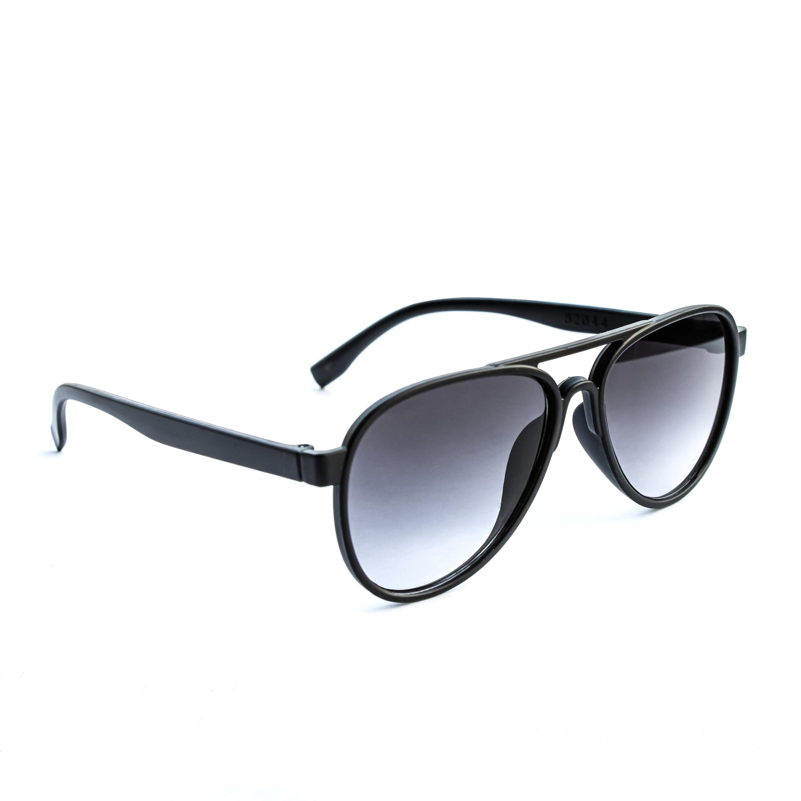 Black Aviator Sunglasses for Men & Women, UV Protected Gradient Lens, Lightweight Full Frame-image-29