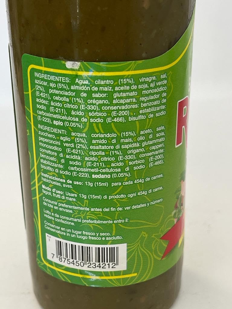Sazon Ranchero Liquido Verduras BALDOM Mezcla de Especias Líquidas para Vegetales 440g
