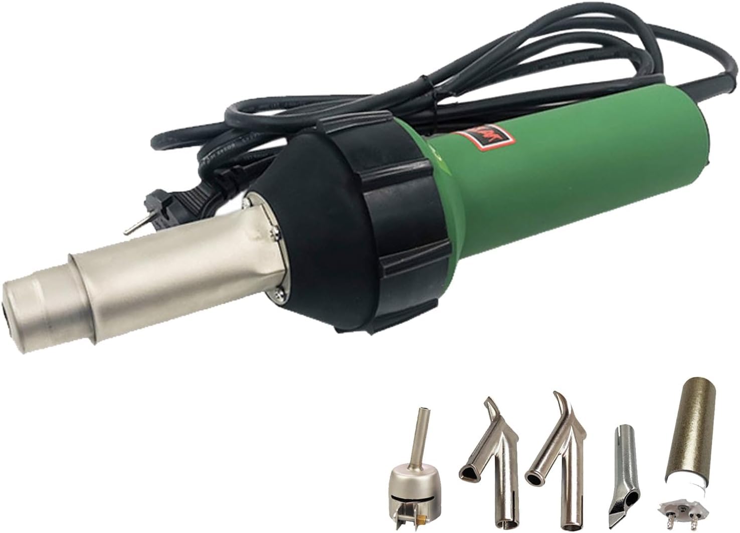 XAZLBIW Hot Air Plastic Welding Gun with Automatic Cooling, Tips, Seam Roller for Flooring and Rods