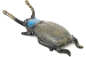 Sungmor Cast Iron Beetle Statue Boot Jack - Vintage Heavy Duty Boot Puller