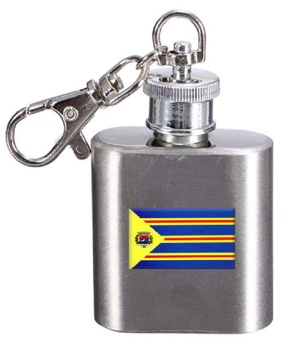 Flasque porte-clés gravé Catanduva, le cadeau idéal pour amoureux du Brésil