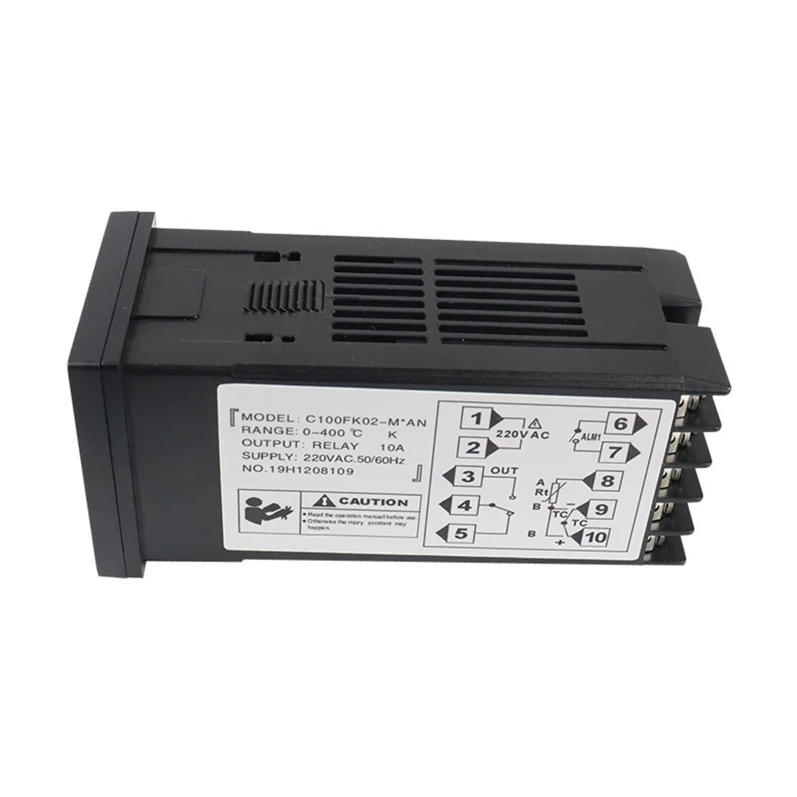 Régulateur de température REX-C100 SSR 48x48 mm avec thermocouple K 40A