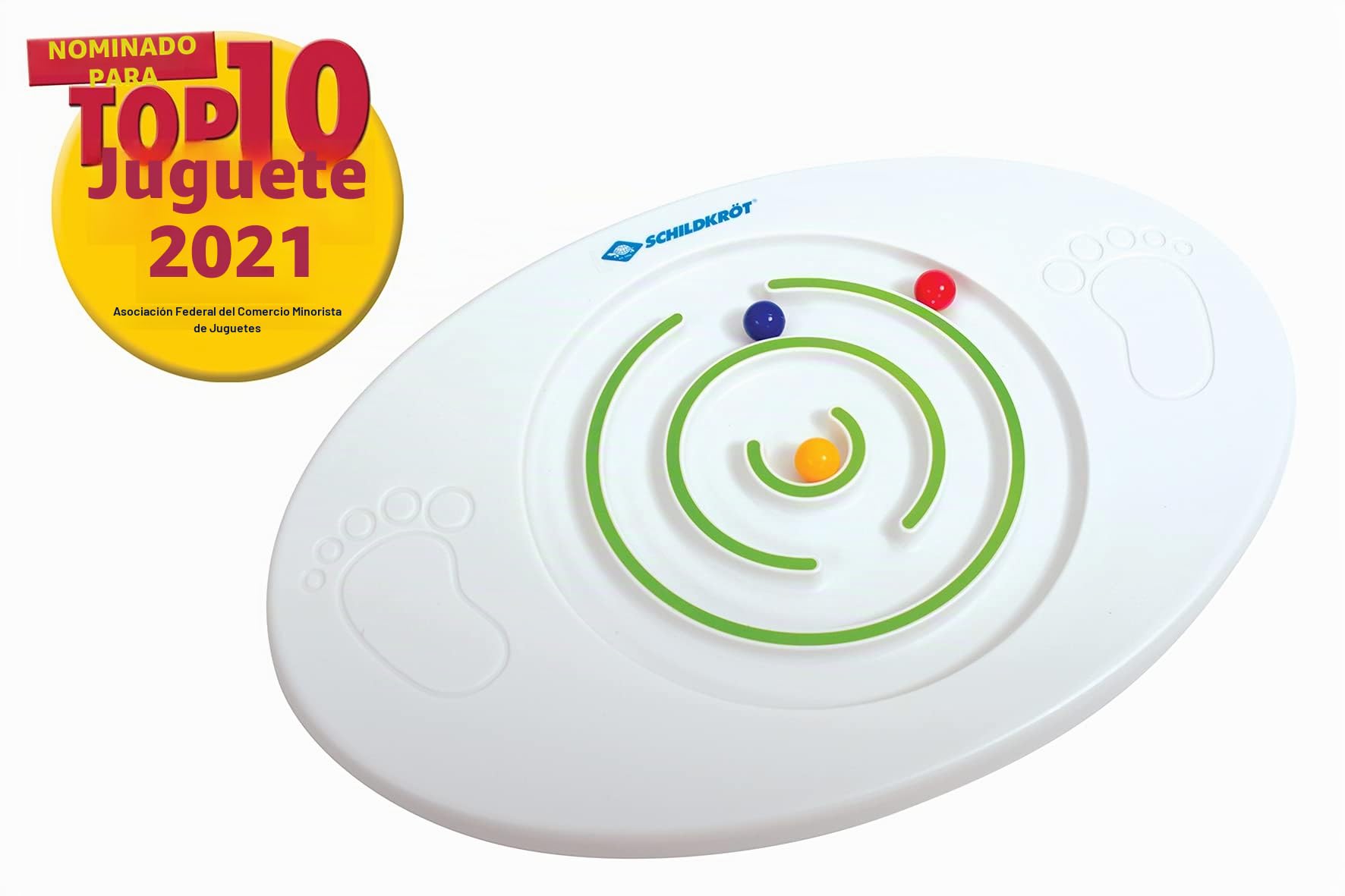 Schildkröt Balance Board Infantil | Laberinto de Bolas Integrado | Entrenamiento de Equilibrio y Coordinación | Apto desde 4 Años | Soporta hasta 90 kg | Diseño Compacto y Ligero