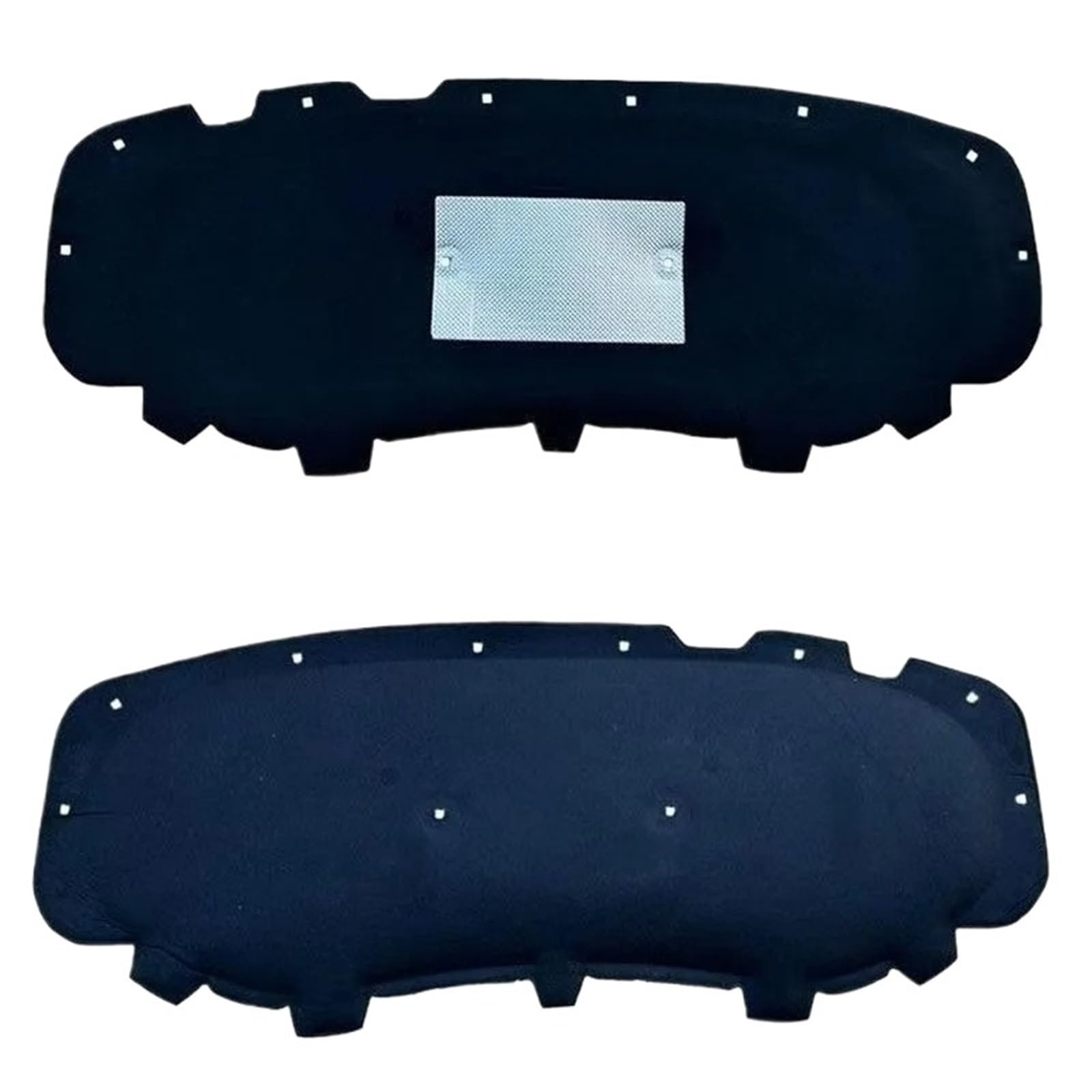 Xexjhqq B Car Hood Engine Insulation Pad For Vw For Tiguan For Line 2017~2024 Car Hood Engine Cover Insulation Liner Cotton Soundproof Thermal Heat Mat Accessories(B)
