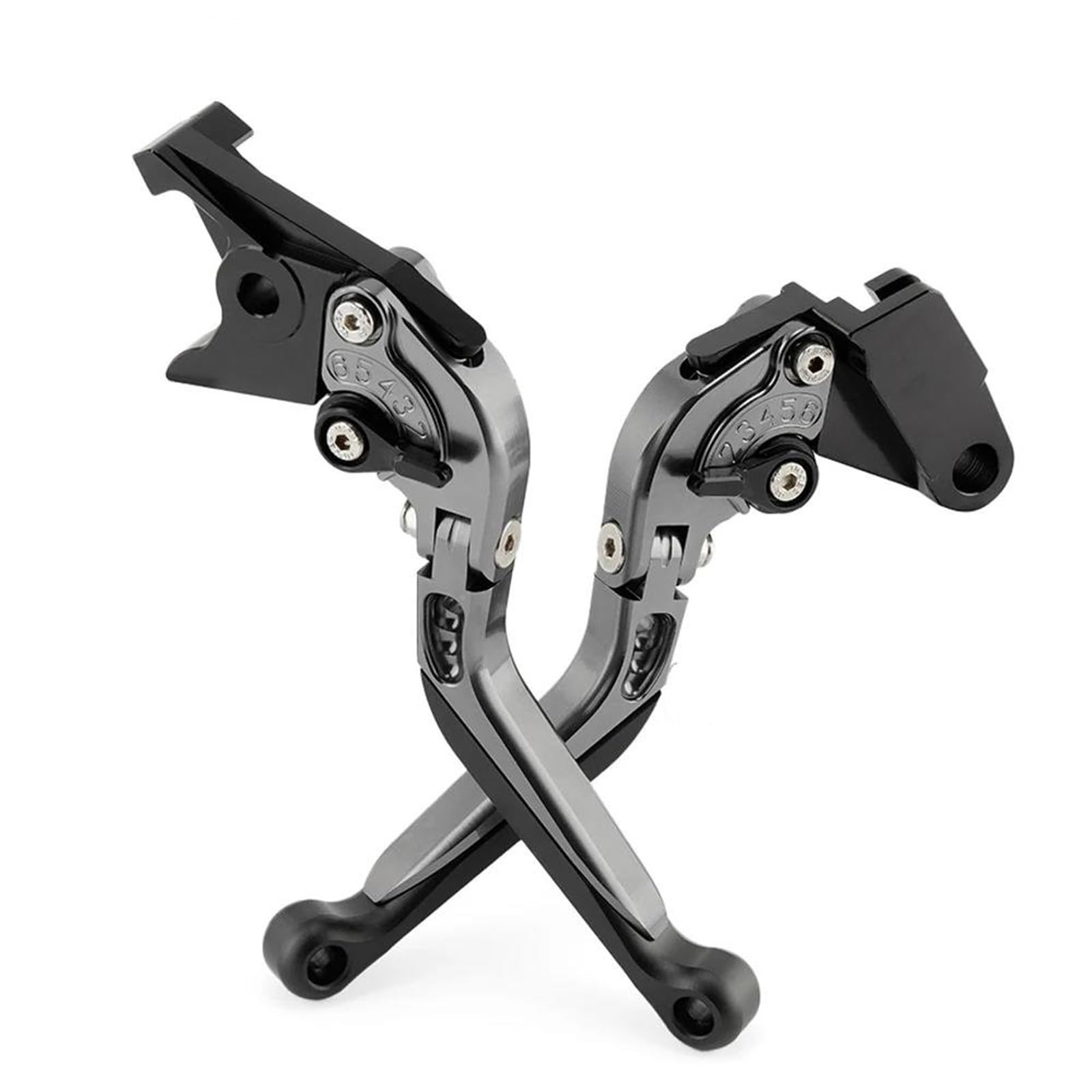 Leviers De Frein Et D'embrayage Noir Pour Kawasaki Z900/Z650 (2017-2023) Et Ninja 650 (2018-2023)