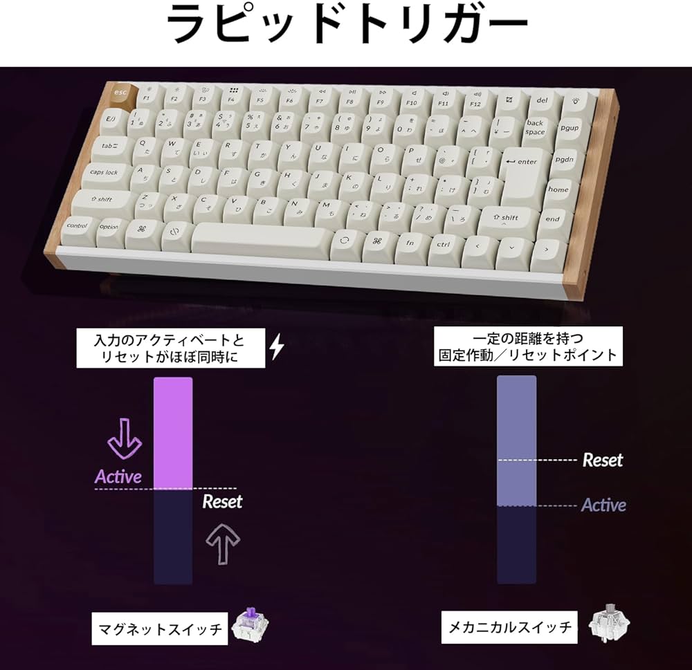 Keychron K2 HE ラピッドトリガー ワイヤレス 定価27,940円 Amazon | 【国内正規品】Keychron K2 HE ラピッドトリガー ワイヤレス