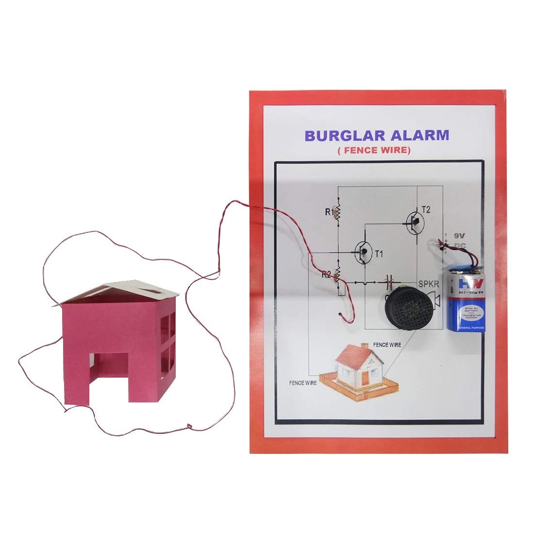 MELODY's Burglar Alarm (Fence Wire Based) Physics Science Working