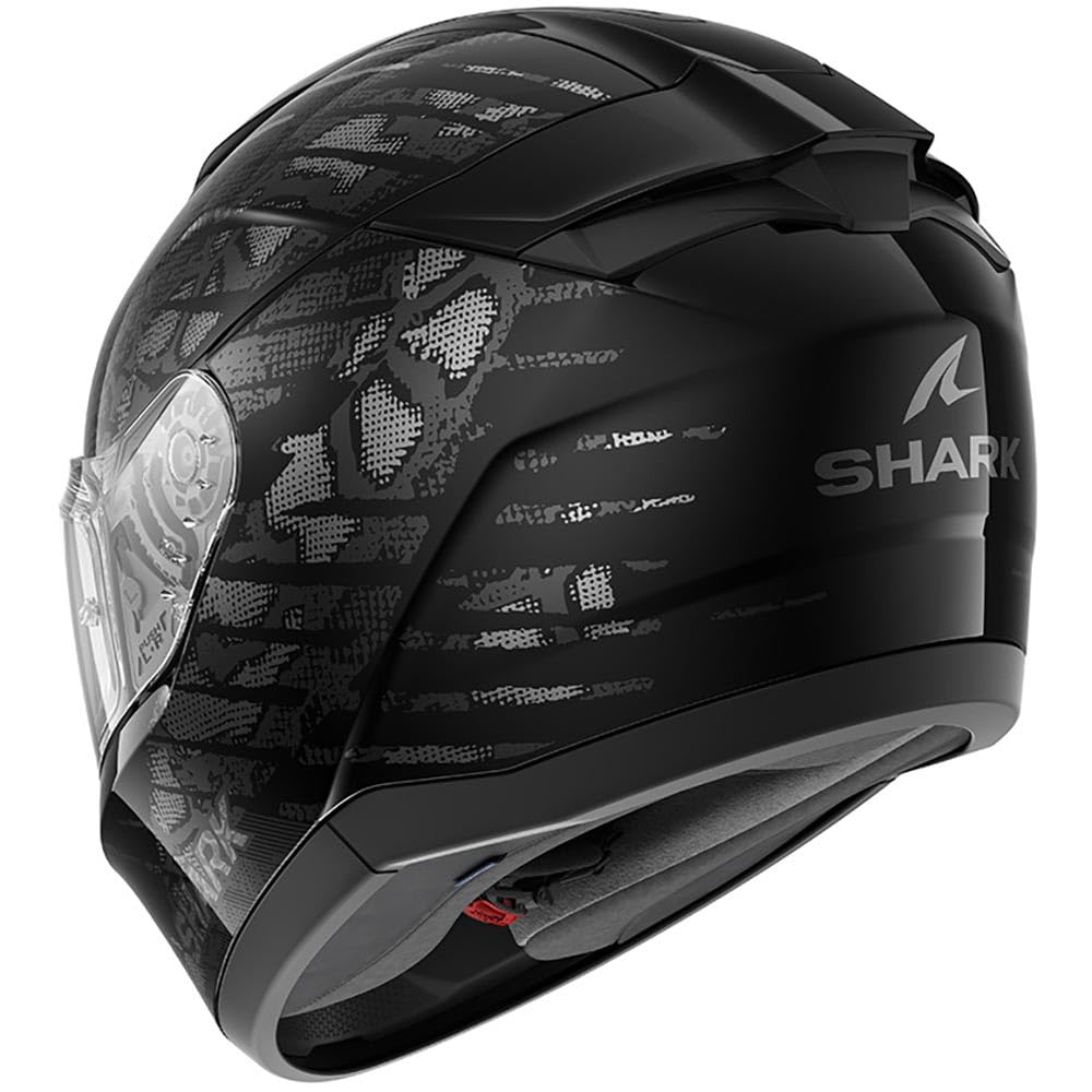 SHARK, Casco Moto Integrale RIDILL 2 REPTAIA Black Anthracite Silver KAS, XS