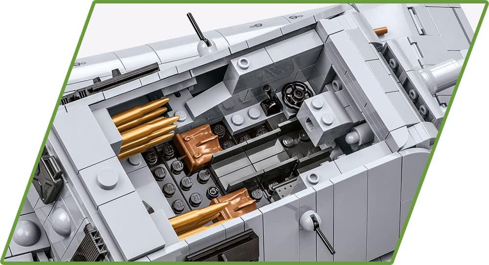 COBI Historical Collection: World War II Panzerkampfwagen E-100 Tank Building Set, 1511 Pieces