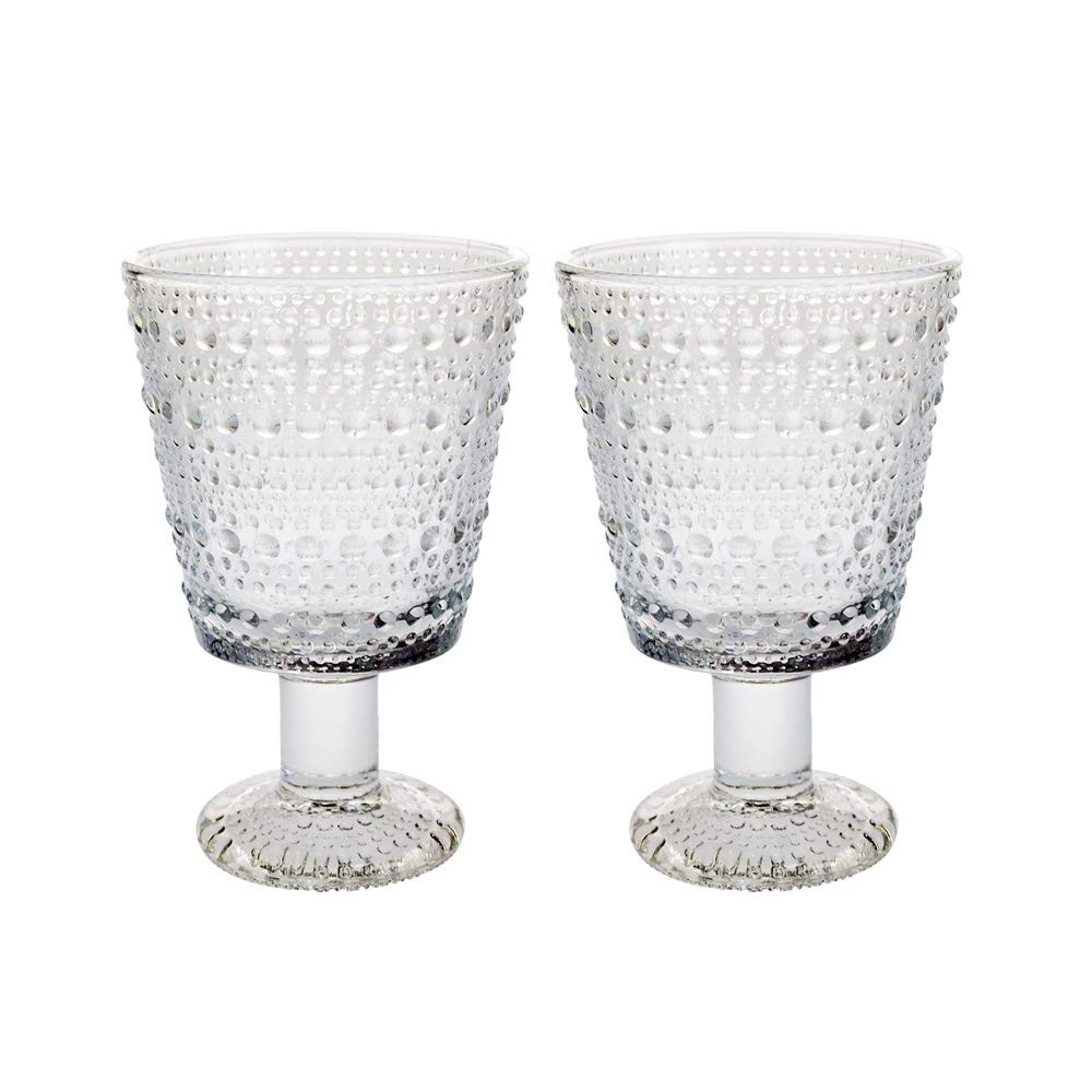 iittala Castehelmi Universal Glass Clear Pair 260ml [Parallel Import]
