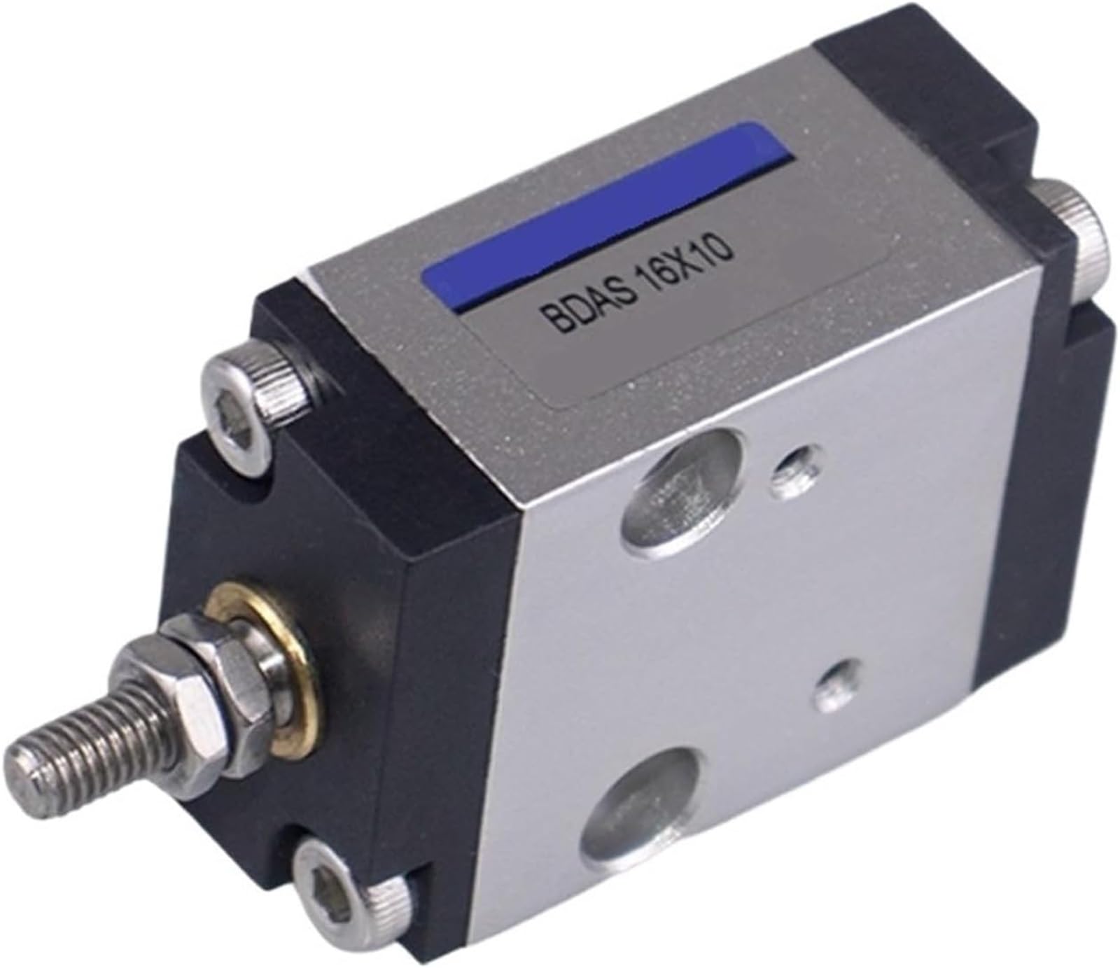AHHQD Small Pneumatic Actuator BDAS16X10-16mm Bore, 10mm Stroke, Linear Motion Air Cylinder for Machine Control .0621