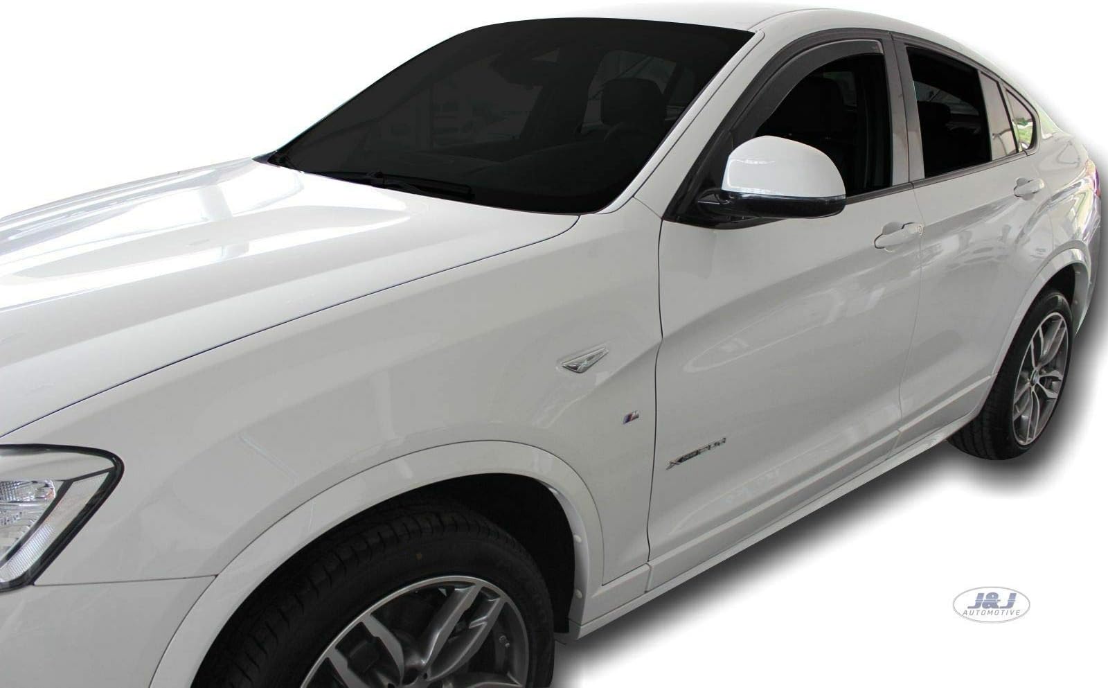 Déflecteurs D’air HEKO Pour Mercedes GLK 2009-2015 – Ensemble 4 Pièces, Noir Fumé – Montage Intérieur, Réduction Bruit Vent