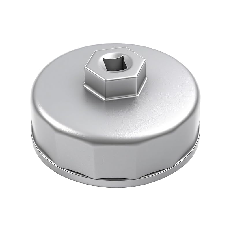 Chave para Filtro de Óleo Surosha 74 mm com 14 Estrias e Encaixe de 10 mm (3/8 pol.)
