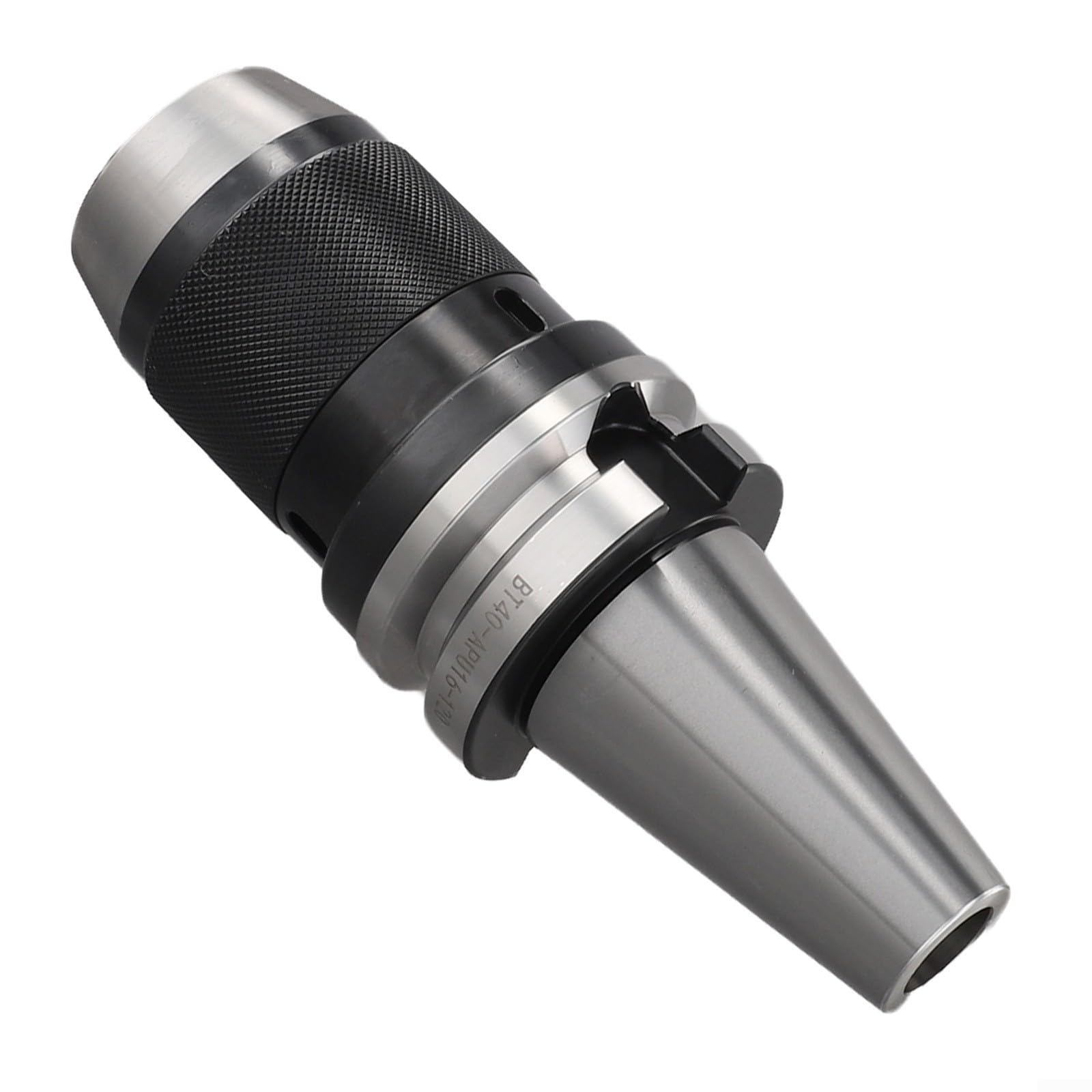 Mandrino autoserrante integrato BT30 BT40 BT50 APU08 APU13 APU16 per tornio CNC con design a 3 ganasce, temprato ad alta precisione (BT40-APU16)