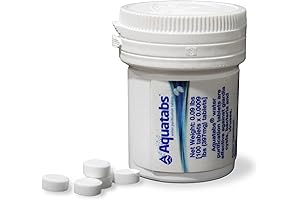 Aquatabs 397mg Water Purification Tablets: Crystal Clear Drinking Water Made Easy