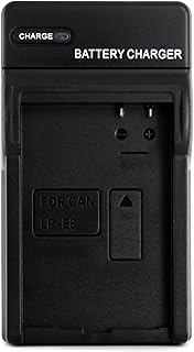 LP-E8 Charger for EOS 550D, EOS 600D, EOS 650D, EOS 700D, EOS Kiss X4, X5, X6i, EOS Rebel T2i, EOS Rebel T3i, EOS Rebel T4i, Rebel T5i and More with Foldable Plug