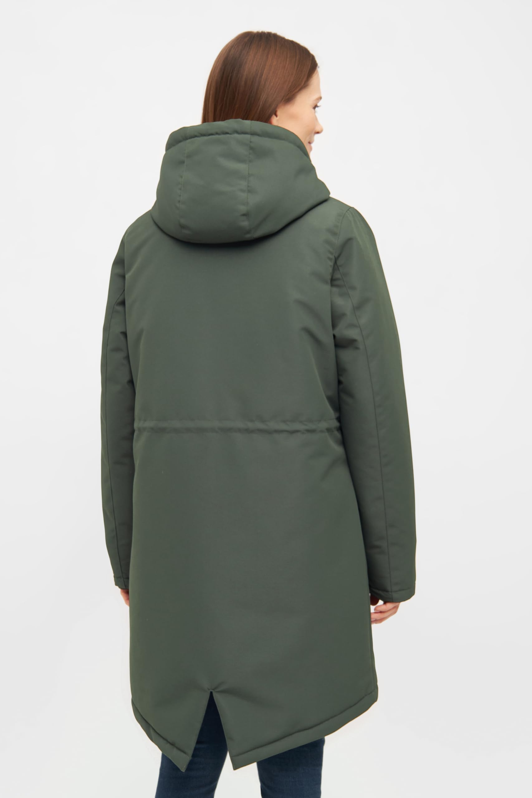 derbe Damen Winterjacke Festholm Warm Gefüttert Winterparker Teddy