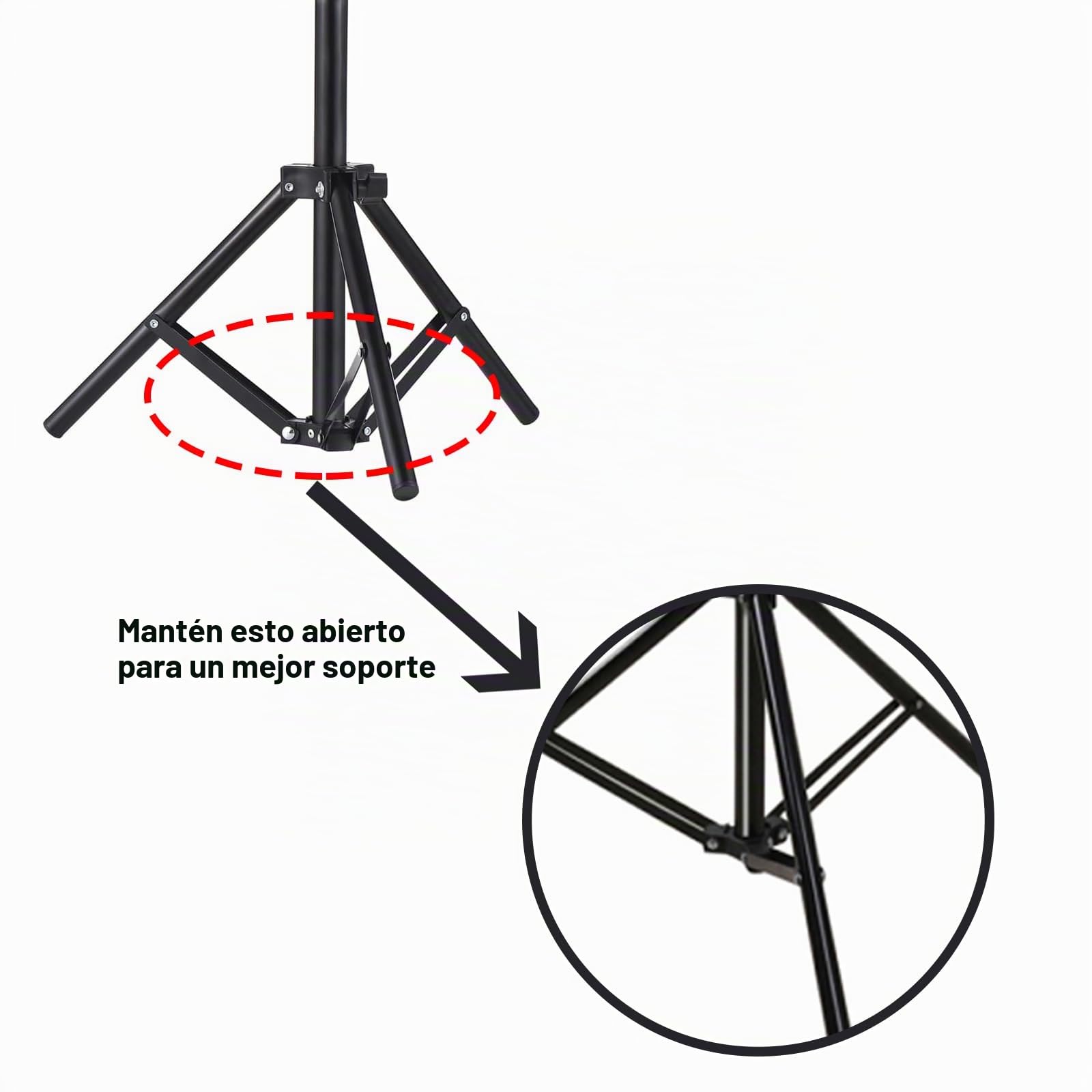 Docooler Soporte universal para proyector con trípode, soporte extensible para proyector, soporte portátil de aleación de aluminio, interfaz de 1/4 de pulgada, ajustable en altura para proyector LCD