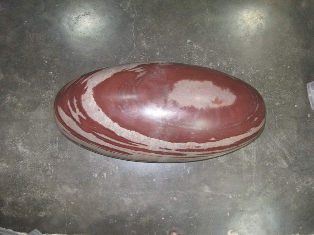 Narmada Shiva Lingam Stone 6"inch | Narmadeshwar Shivling| Shiv Ling Indian God Idols Statues Puja Room Religious Narmada Bana Lingam, Banalinga Spiritual Sacred Shiva Lingam Murti Religion Sculpture