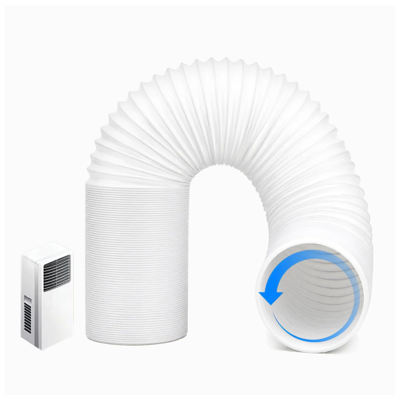 130/150mm Diámetro Tubo Flexible PP para Aire Acondicionado Portatil