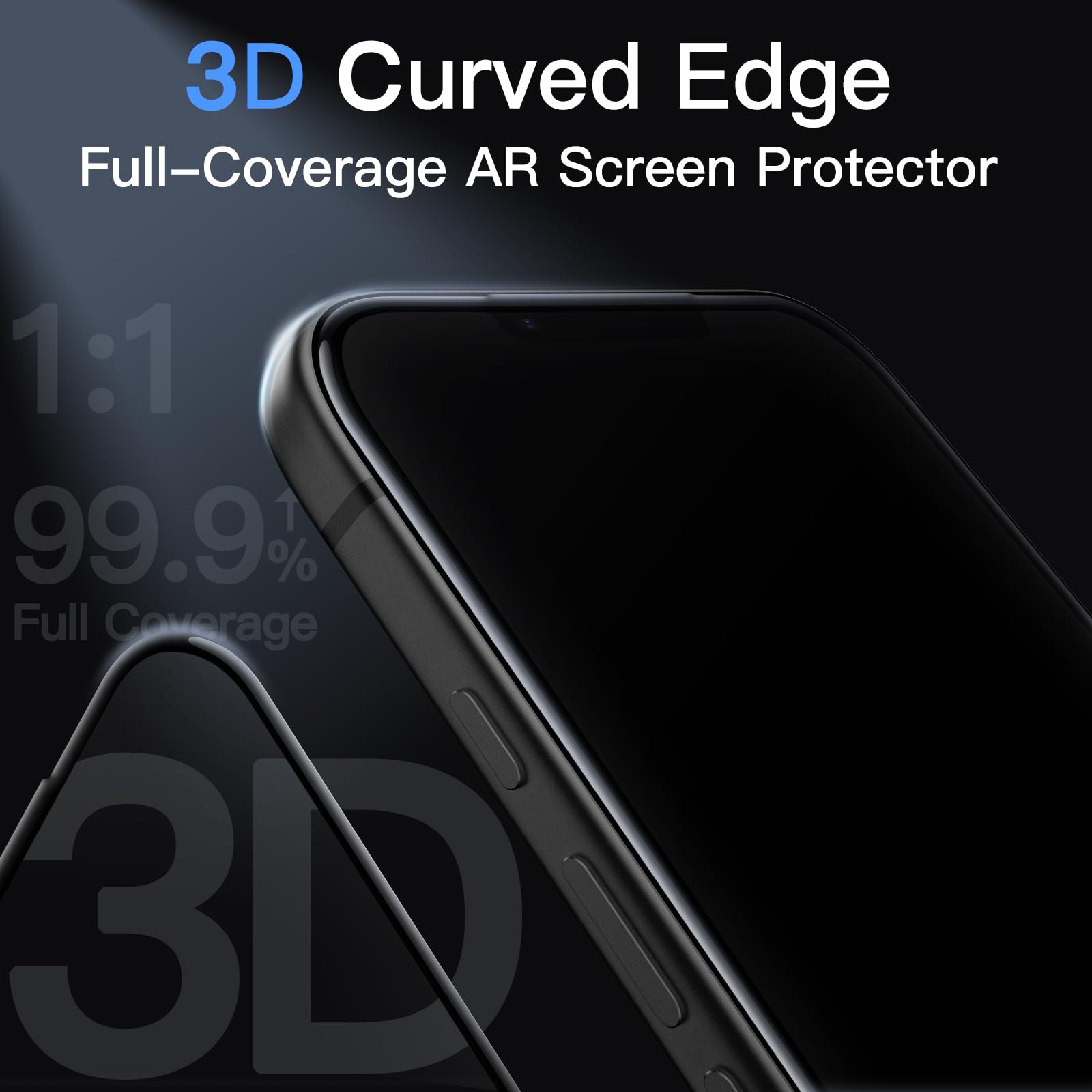 JETech para iPhone 17e (2026) / iPhone 16e Infinity AR Protector Pantalla y Funda Ultra Slim Lote