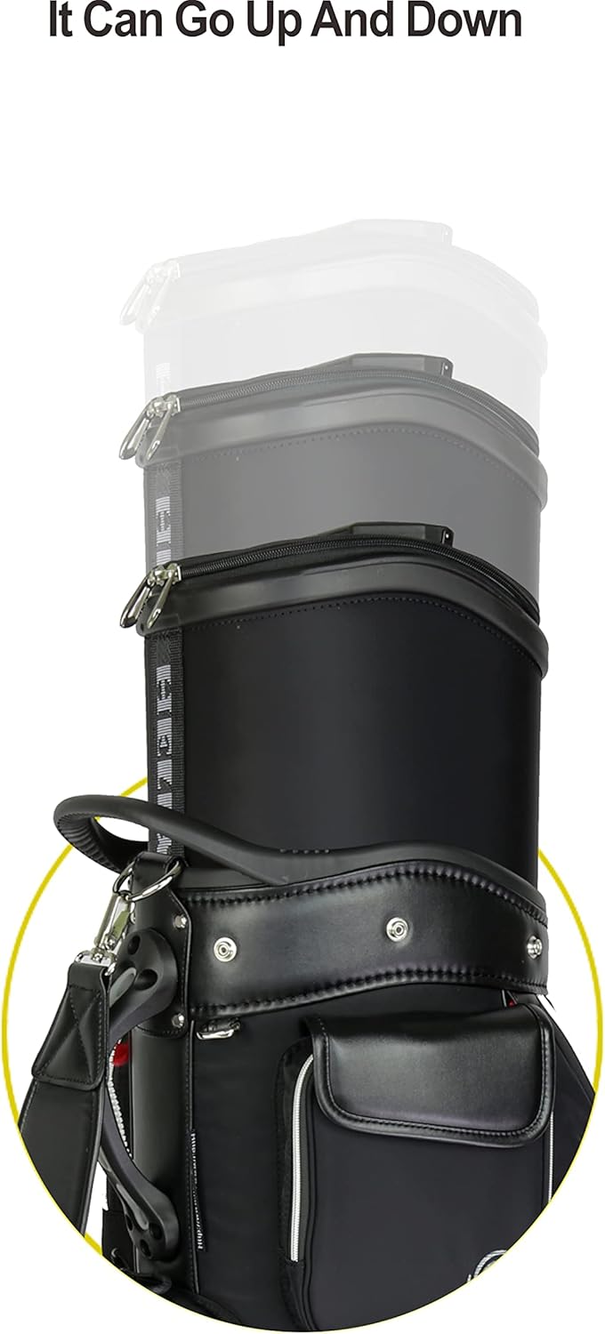 Buу 1 gеt 1 Helix-Golf Golf Cart Bag, Easy to Carry, Retractable Golf Club Cart Bag with Locking Wheels Chassis and Latest Integrated Handgrip.