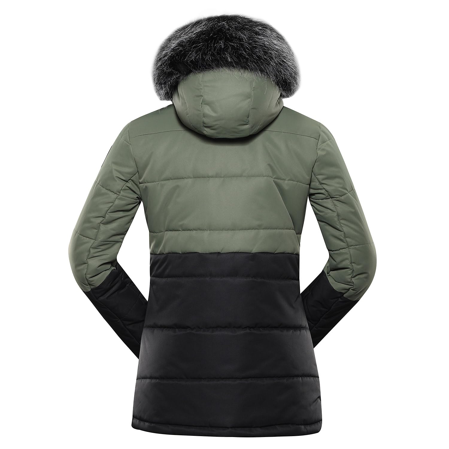 ALPINE PRO EGYPA Damen Winterjacke, Outdoor Jacke, Leicht Wanderjacke, Skijacke, Sportjacke, Funktionsjacke, PUFFY Stil, Bergjacke, Winddichte, Wasserdichte und Atmungsaktive Jacke mit Warmfutter