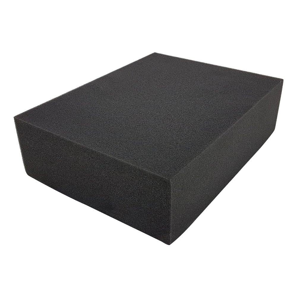 Solid Foam Block 300x230x87mm - General Use Foam Insert Compatible with EN-AC-FG-A009 Flight Case, Customisable Tool Box Foam, Protective Foam for ROC Cases
