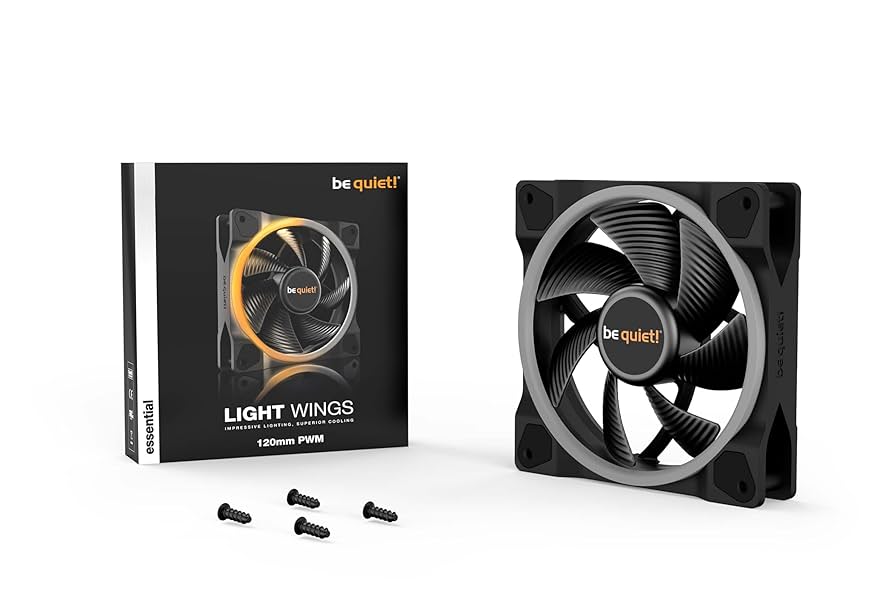 美品 be quiet! RGBファン 5個セット LIGHT WINGS LIGHT WINGS silent Fans for your PC from be quiet!