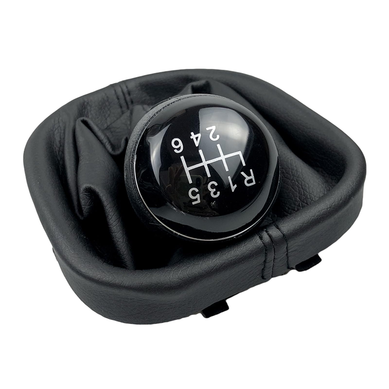 Htvtkrfgrl 6 Speed Replacement Gear Shifter Knob For Vw Caddy 2 Ii Mk2 For Touran 2004-2009