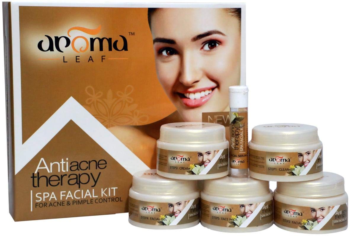 AROMA LEAF ANTI ACNE THERAPY SPA FACIAL KIT 290 GRAM Amazon.in Beauty