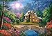 Castorland-1000 pc-Cottage in The Moon Garden Puzzle, Multicolore, Castorland_C-104208-2