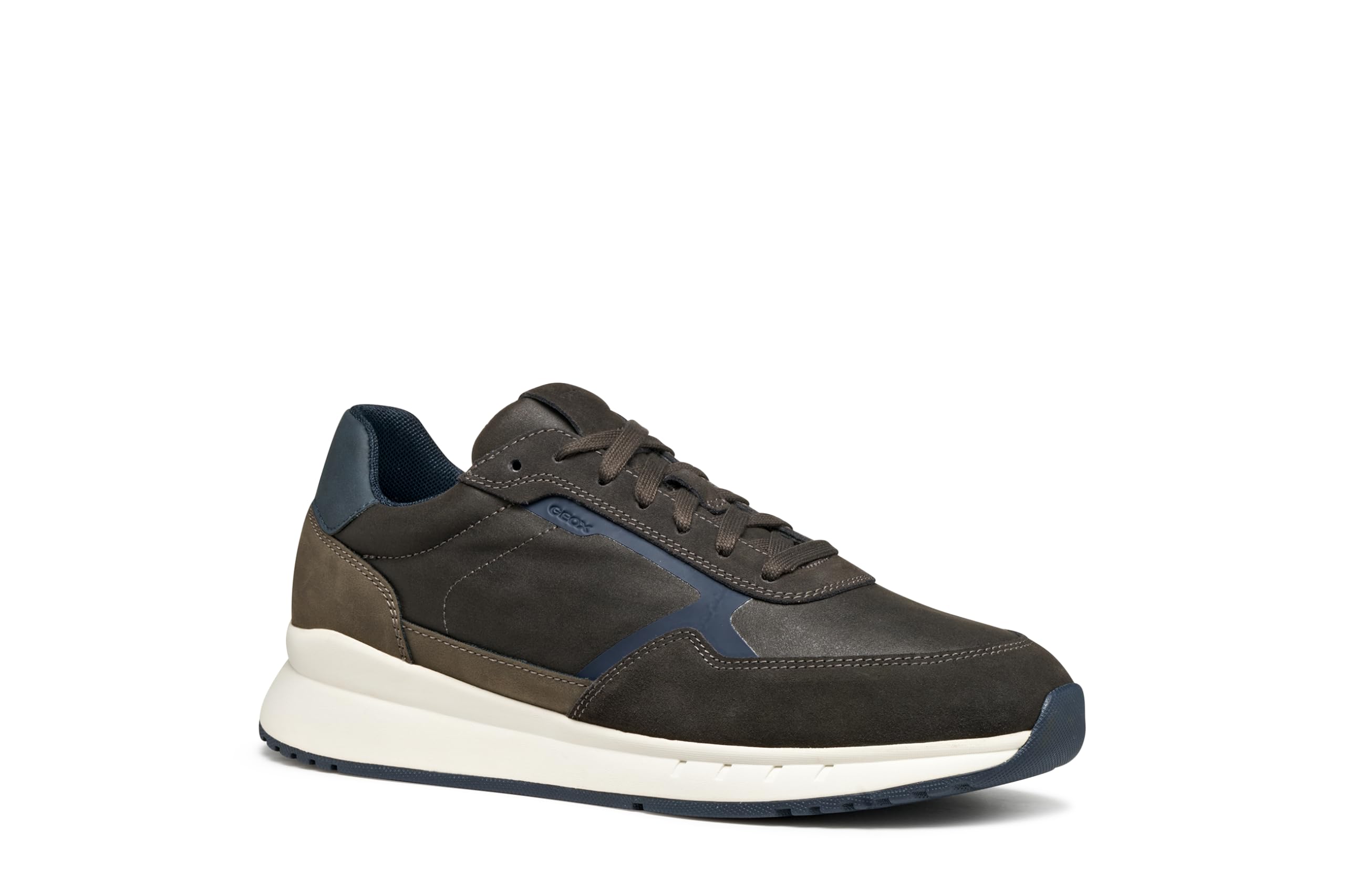 Geox Hombre Marrón Zapatillas Para U Branthon, Color 46 Eu