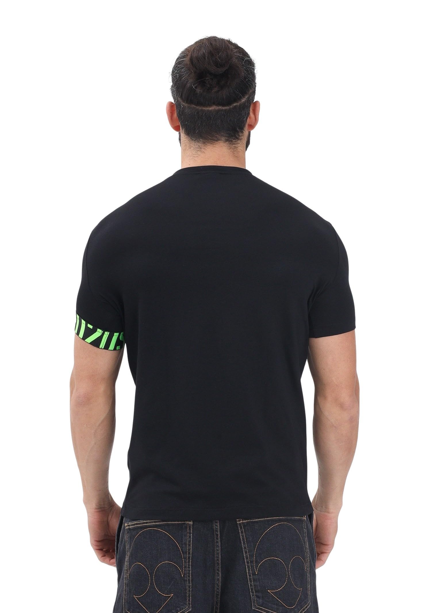 DSQUARED2 T-Shirt a Manica Corta Bianca per Uomo e Donna con Manica logata L