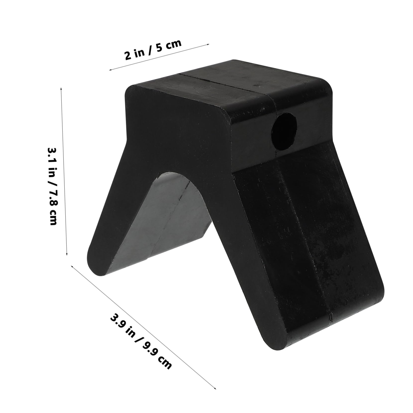 Alipis Marine Trailer Accessories Boat Trailer Roller Rubber Bow Stop Block Lightweight Easy to Install