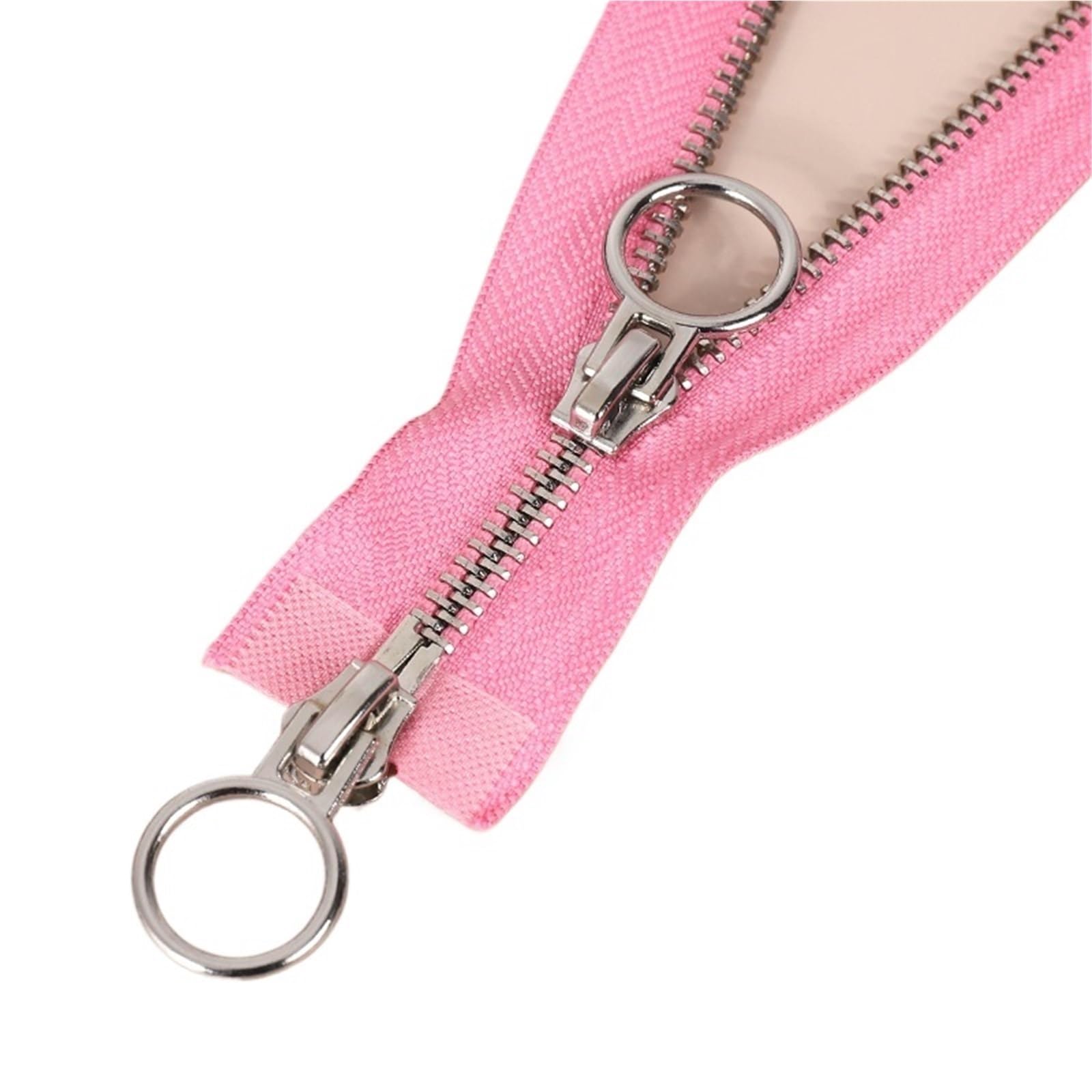 Zippers Sewing, 2-Way Separating Zipper #5 Multicolor 60-150cm(Pink-70cm)