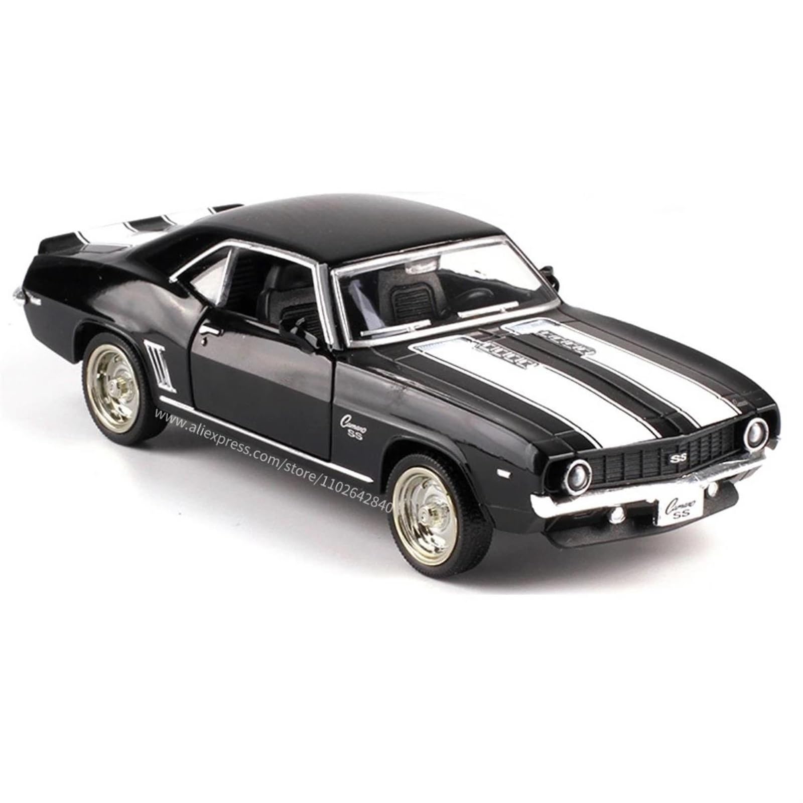 Amazon | ダイキャストカー 1:36 シボレーカマロ SS 1969 車モデル車