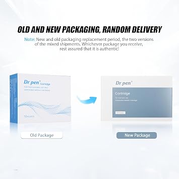 Dr.pen M8S Cartridges Nano-S, 10Pcs Dr.pen Replacement Cartridges for Microneedling Pen M8S/A8S/A9 Model, Authentic Disposable Microneedling Cartridges (Nano-S, 10Pcs)