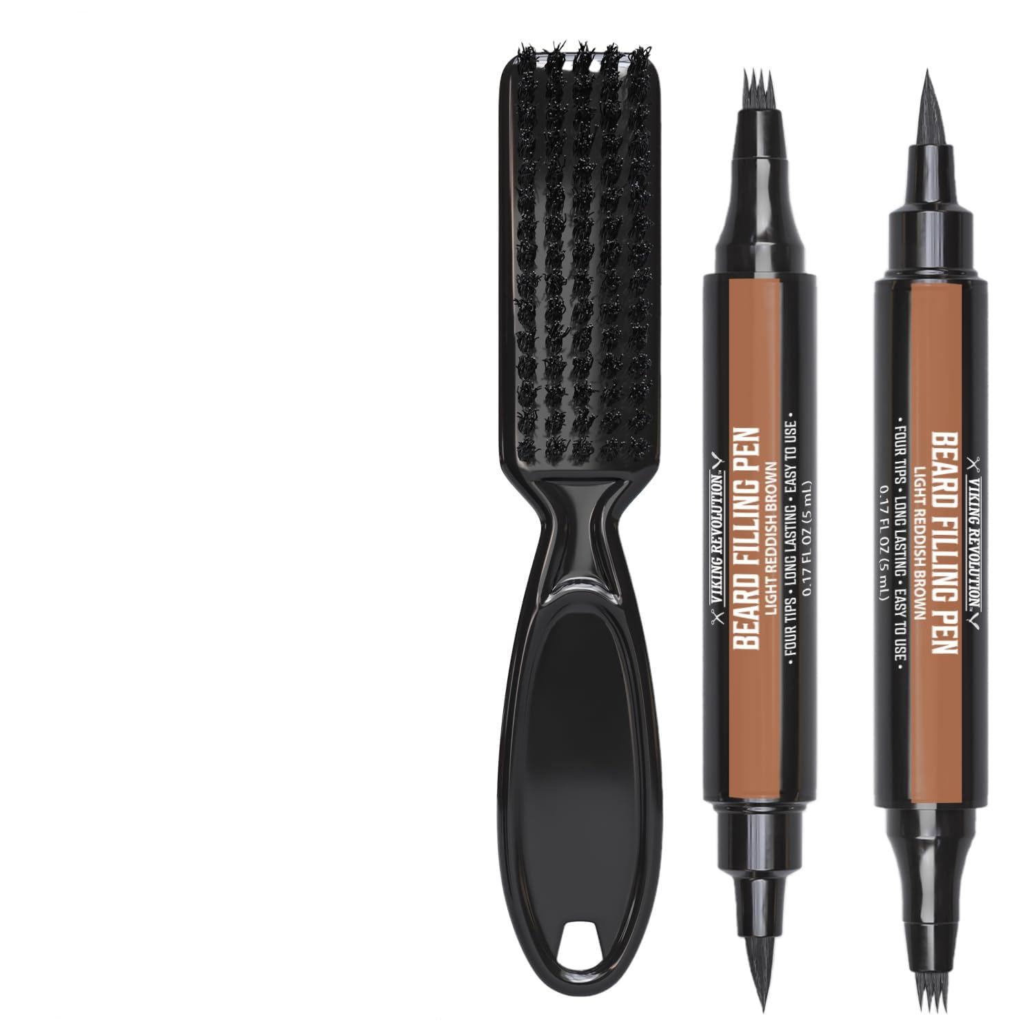 ビアーズ　BEARDS ブレンダー7.5インチ Amazon.com : Viking Revolution Beard Pen (2 Pack) - Light Reddish