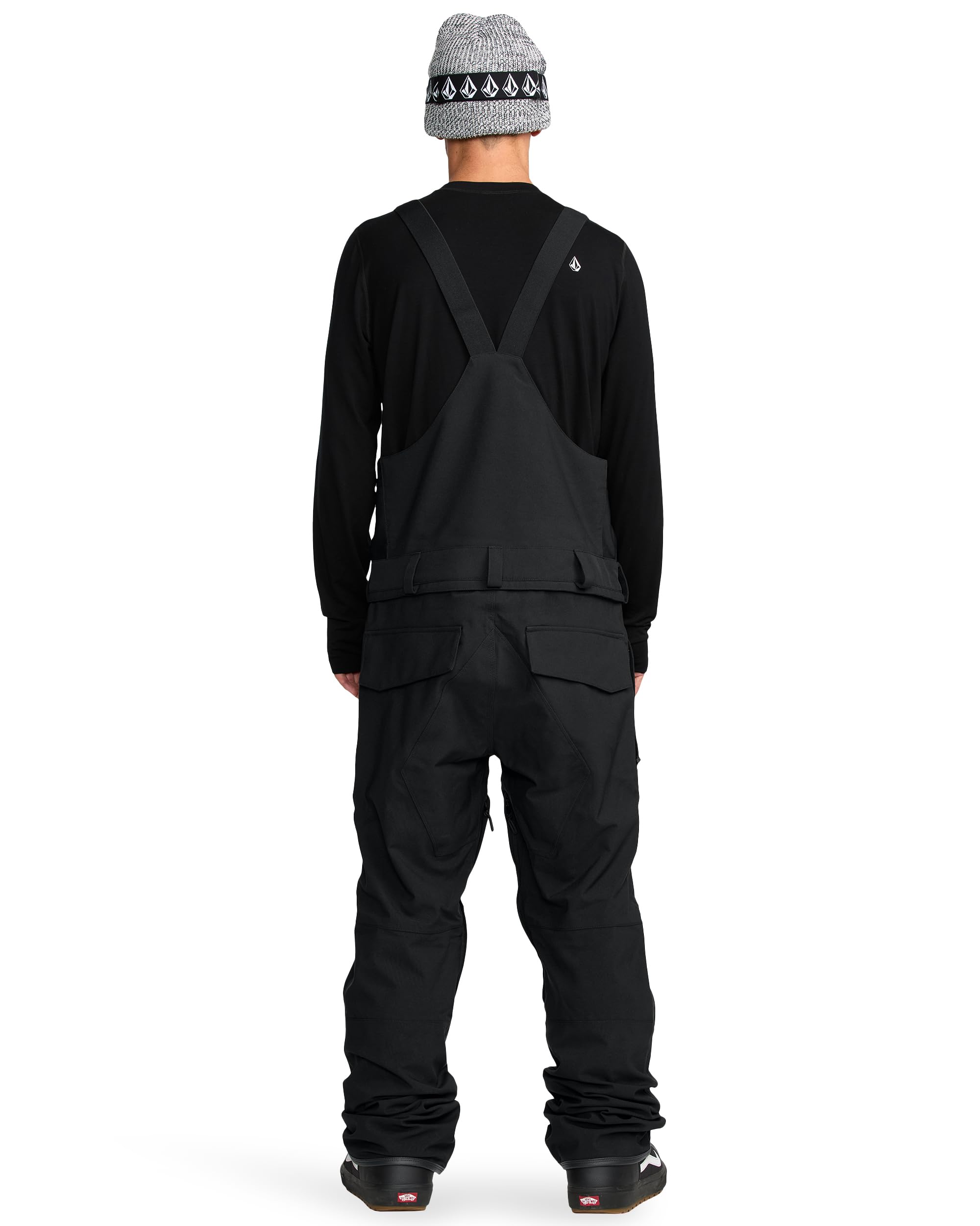 Volcom Pantaloni da Snowboard da Uomo Roan Bib – 15k Impermeabili 2 Strati Repreve Fibers