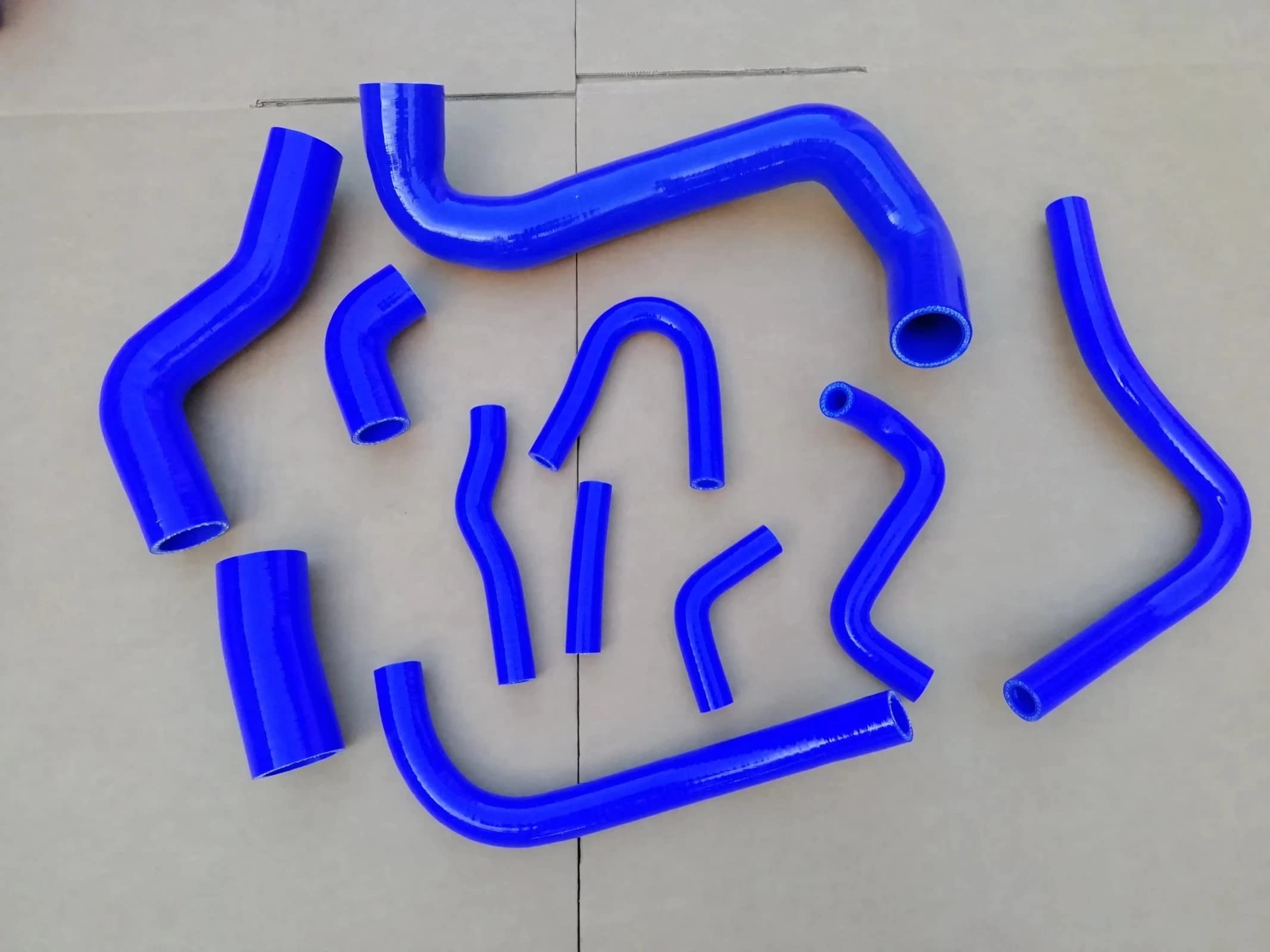 Silicone Coolant Radiator Heater Water Hose For Nissan Frontier Xterra V6 3.3L VG33E 21501-4S100 21504-3S500 21513-3S500 (Blue)