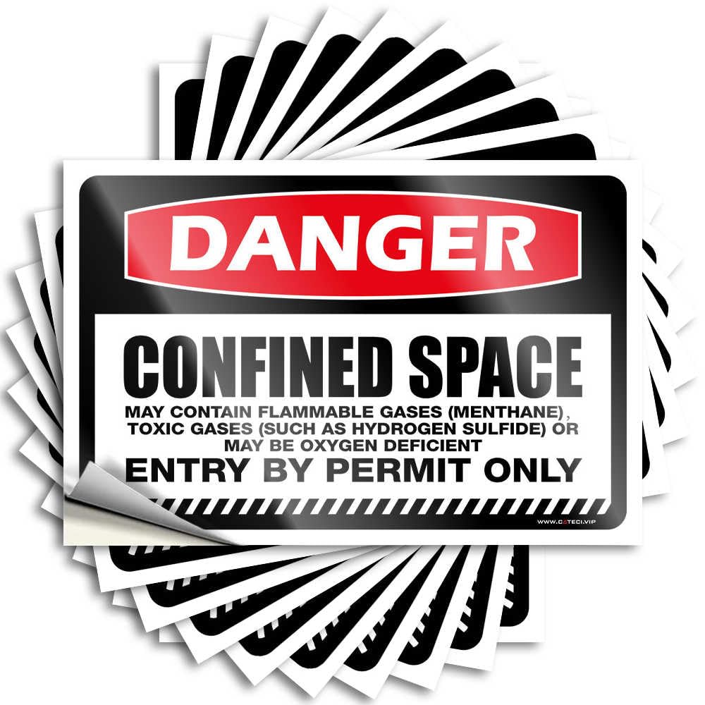 Fzfn Colour Stickers Modern Peel And Stick - Danger Keep Out High Voltage Injury Death Ground Bumper Plastic Waterproof Vinyl For Drinking(8X12cm)