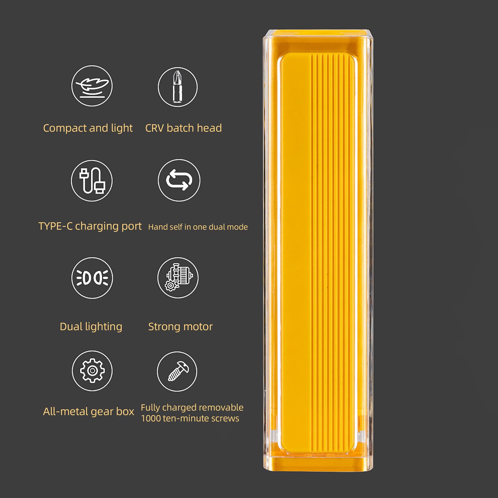 Juego de destornilladores eléctricos 49 en 1, mango ergonómico, destornillador de precisión para entusiastas y técnicos profesionales