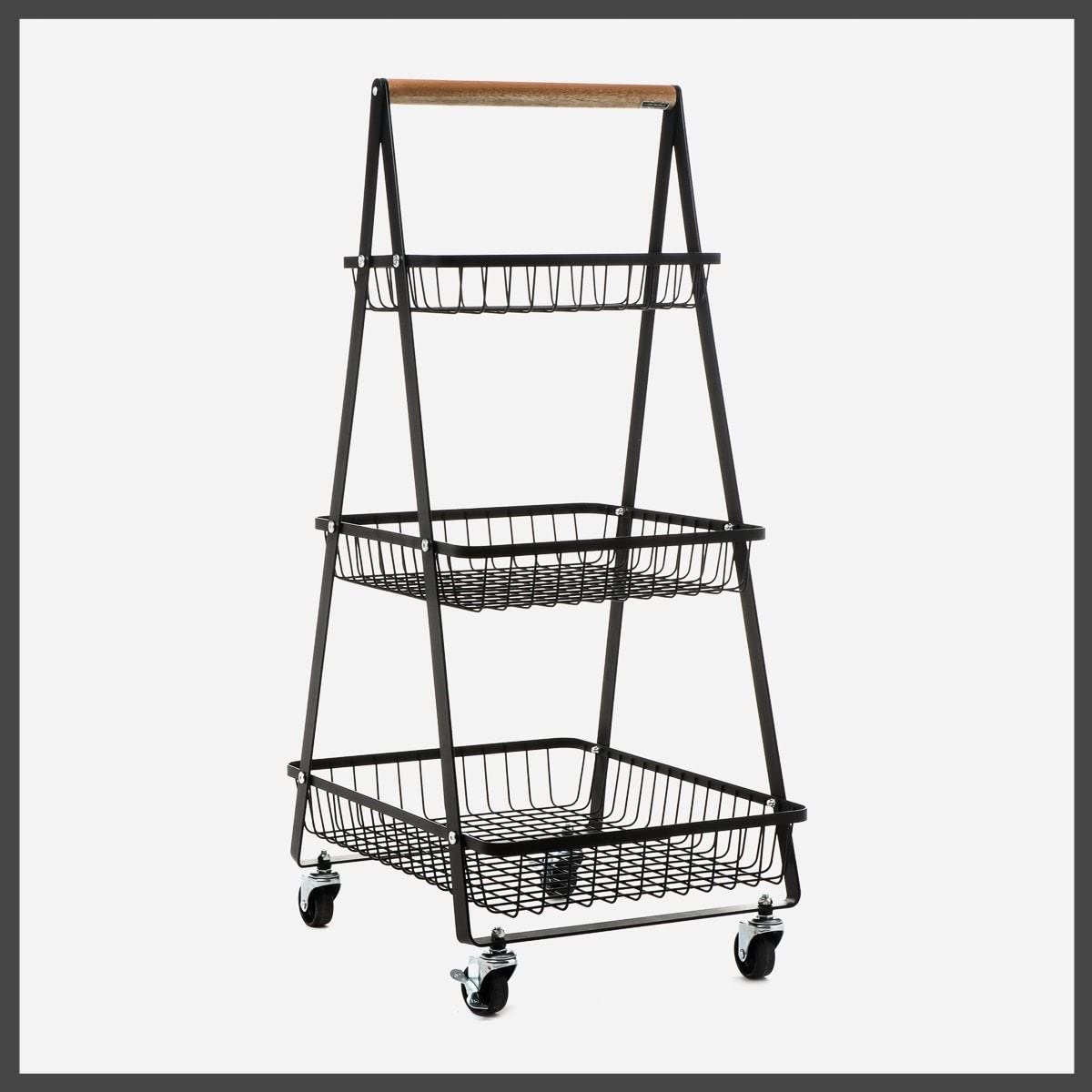 Buy Zorzel MultiFunction Mobile Trolley Cart 3 Tier Kitchen Storage