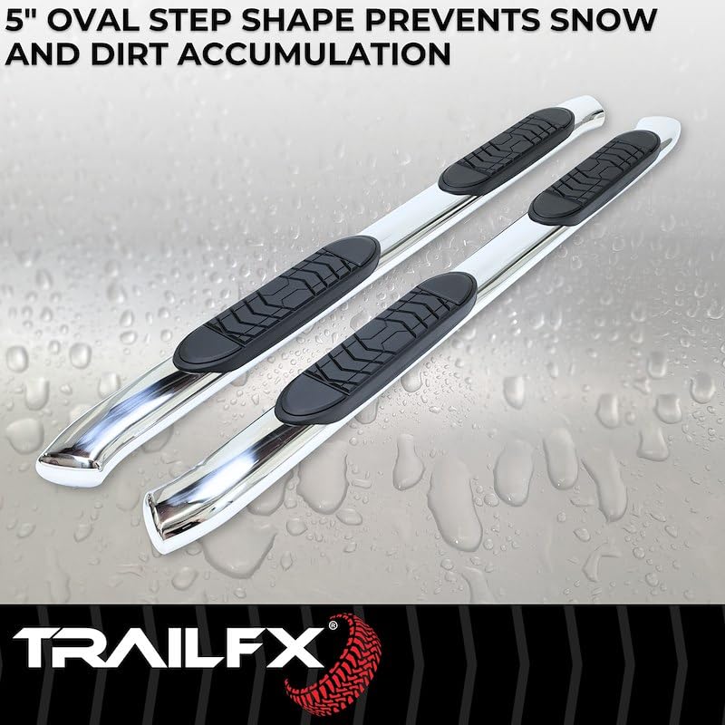 Estribos TrailFX Ovalados 5 Pulgadas para Silverado miniatura 3