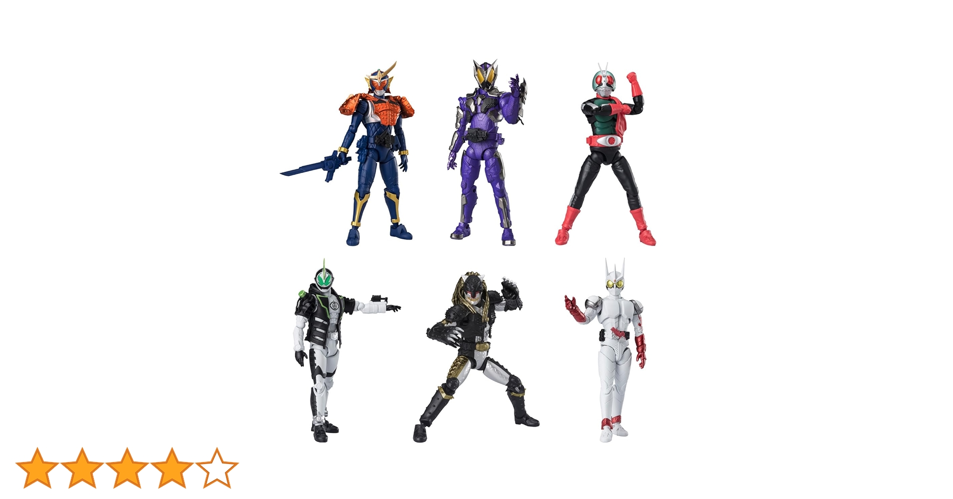 掌動X仮面ライダー　1️⃣3️⃣4️⃣5️⃣6️⃣ 5個セット 掌動X仮面ライダー 1️⃣3️⃣4️⃣5️⃣6️⃣ 5個セット SHODO